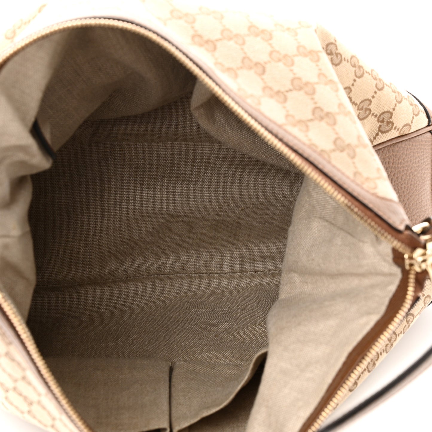 Soft GG Monogram Large Margaux Hobo Brown