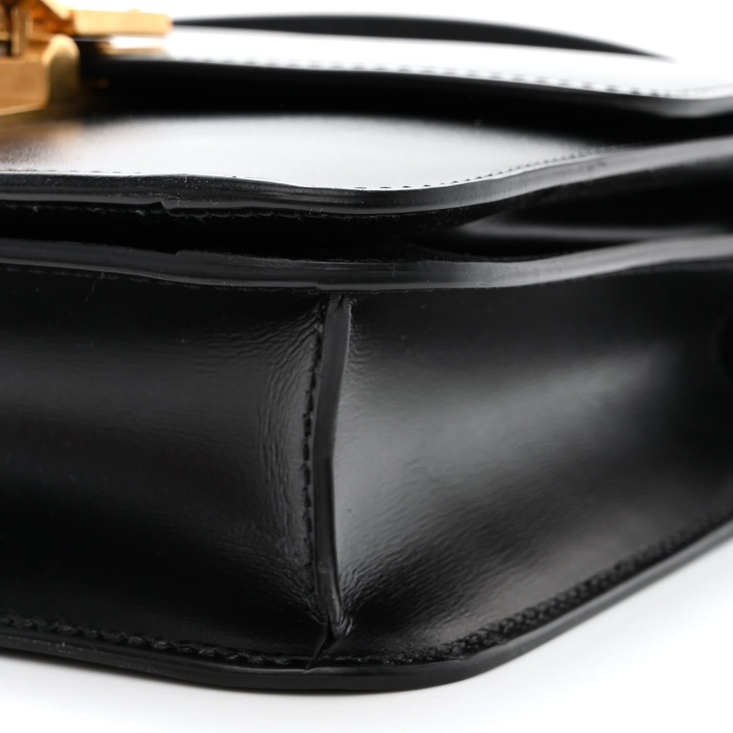 Box Calfskin Teen Classic Box Flap Bag Black