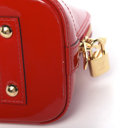 Louis Vuitton Vernis Alma BB Cherry 9 of 10