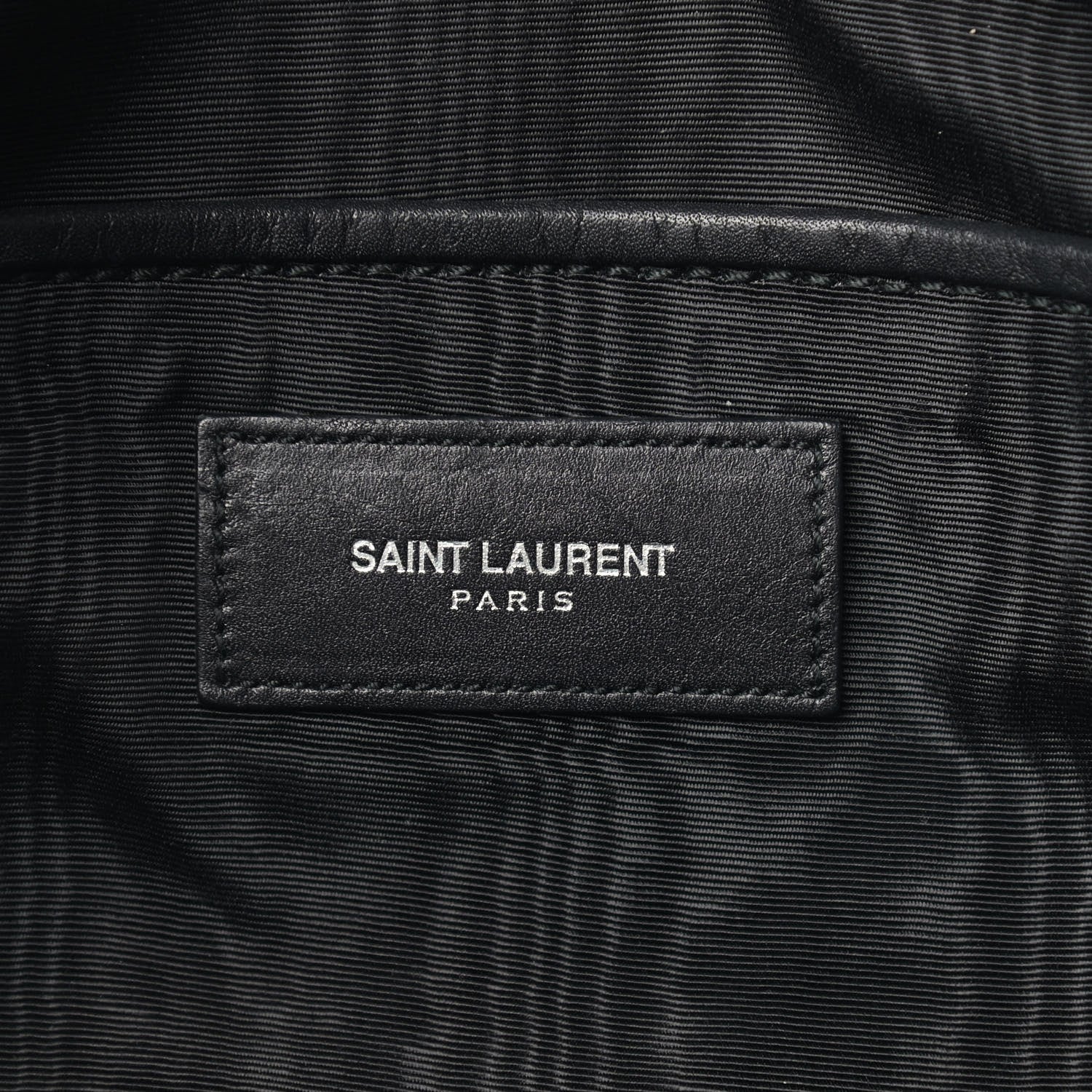 Saint Laurent Calfskin Medium Rive Gauche Duffle Black 6 of 16
