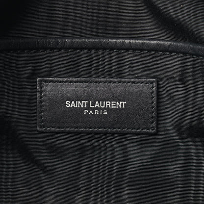 Saint Laurent Calfskin Medium Rive Gauche Duffle Black 6 of 16