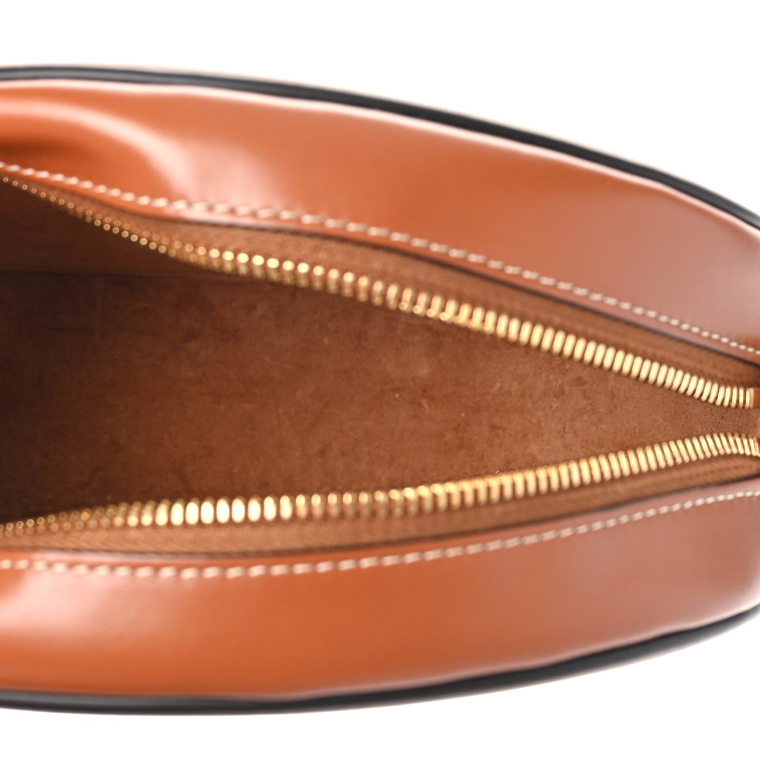 Celine Smooth Calfskin Cuir Triomphe Oval Bag Tan 5 of 8