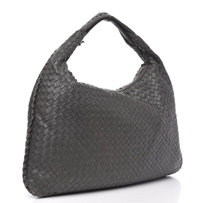 Bottega Veneta Nappa Intrecciato Large Veneta Hobo Grey 3 of 13