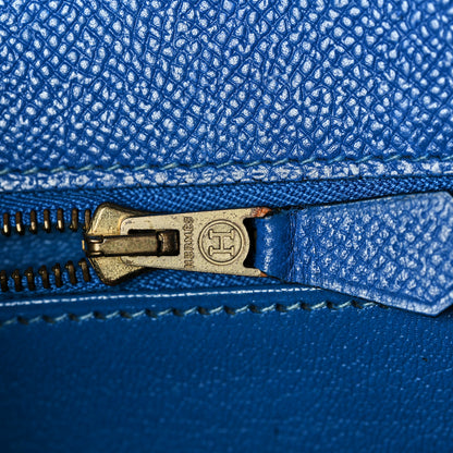 Hermes Courchevel Kelly Retourne 32 Bleu France 20 of 40