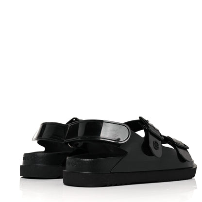 Gucci Rubber Mini Double G Womens Isla Dad Sandals 38 Black 4 of 7