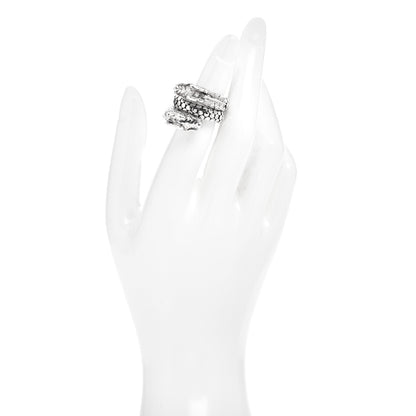 John Hardy Sterling Silver Legends Naga Dragon Coil Ring 56 7.5 2 of 5