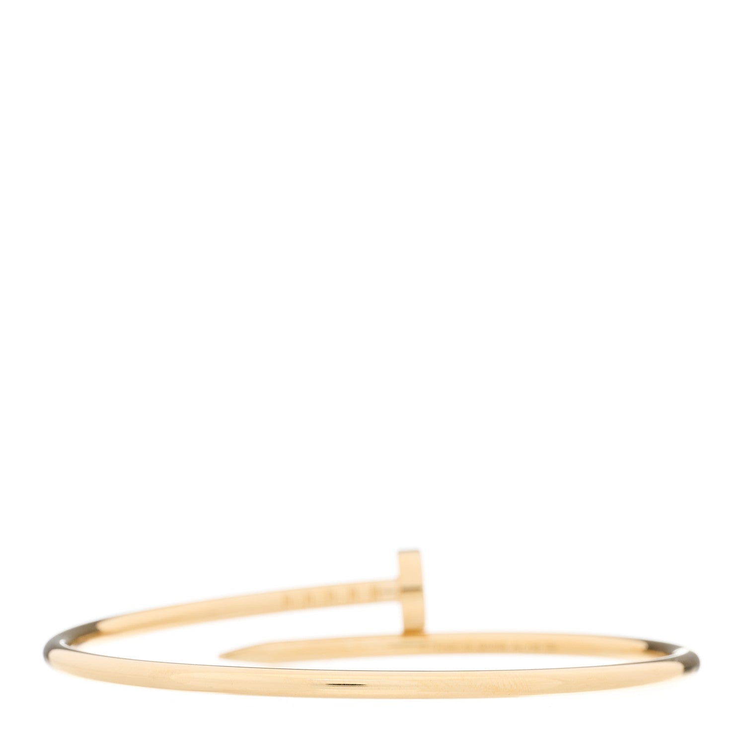 Cartier 18K Yellow Gold Small Juste Un Clou Bracelet 15 2 of 4
