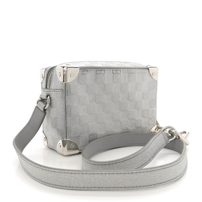 Louis Vuitton Damier Glitter Mini Soft Trunk Silver 3 of 9