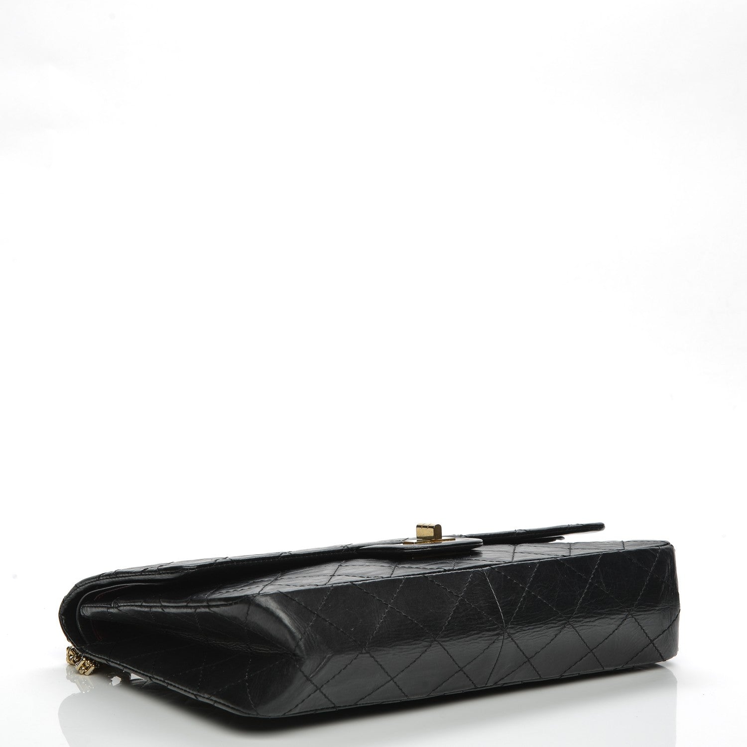 Chanel Aged Calfskin Quilted 50th Anniversary 2.55 Reissue 227 Flap Black 4 of 8