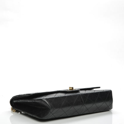 Chanel Aged Calfskin Quilted 50th Anniversary 2.55 Reissue 227 Flap Black 4 of 8