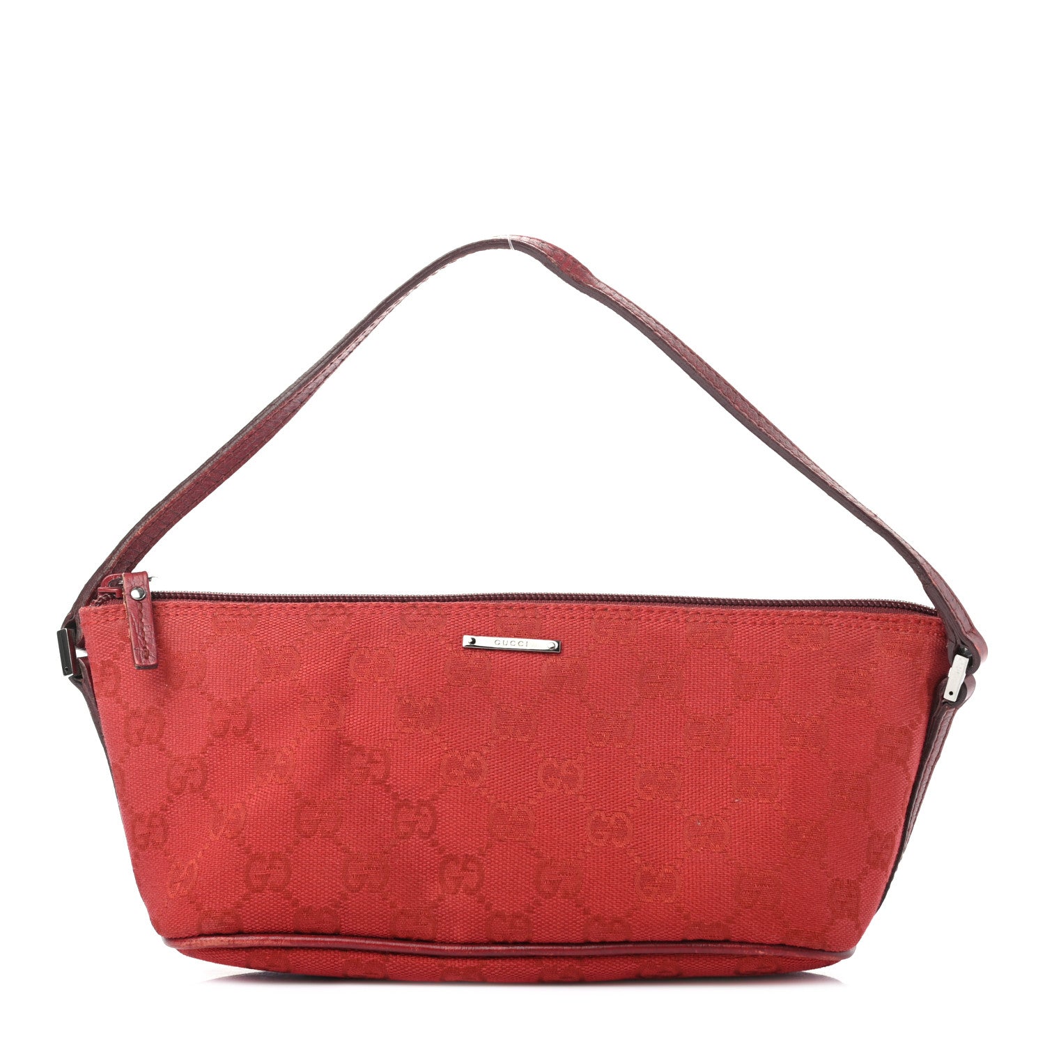 Gucci Monogram Boat Pochette Fuchsia 1 of 7