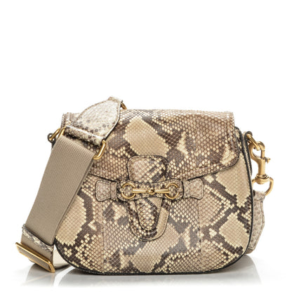 Gucci Python Medium Lady Shoulder Bag Old Roccia 1 of 8