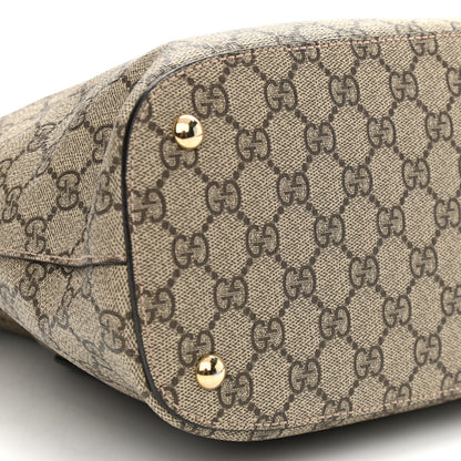 Gucci GG Supreme Monogram Linea A Hobo Brown 9 of 14