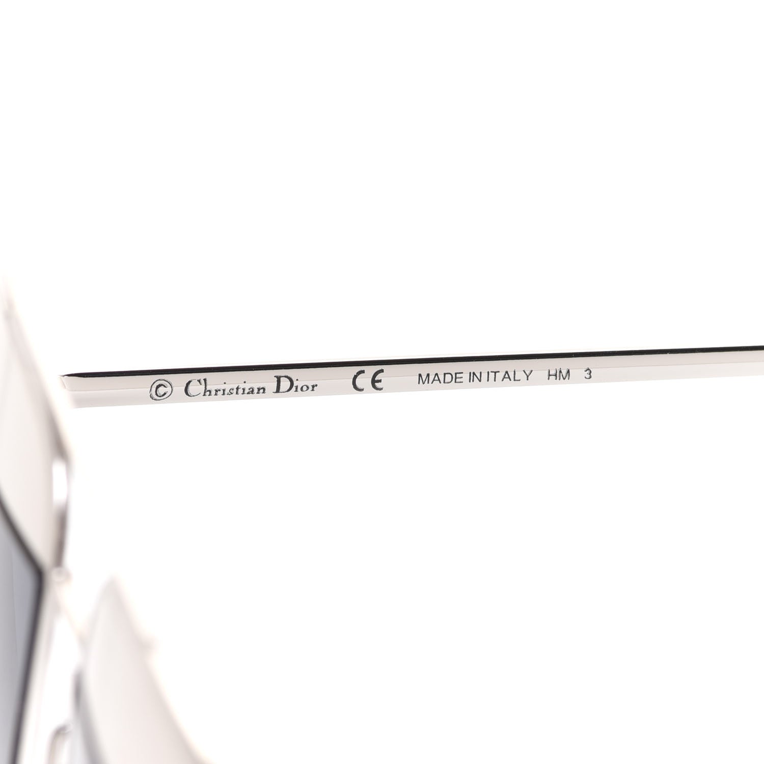 Christian Dior Split 1 Aviator Sunglasses Blue Silver 6 of 8