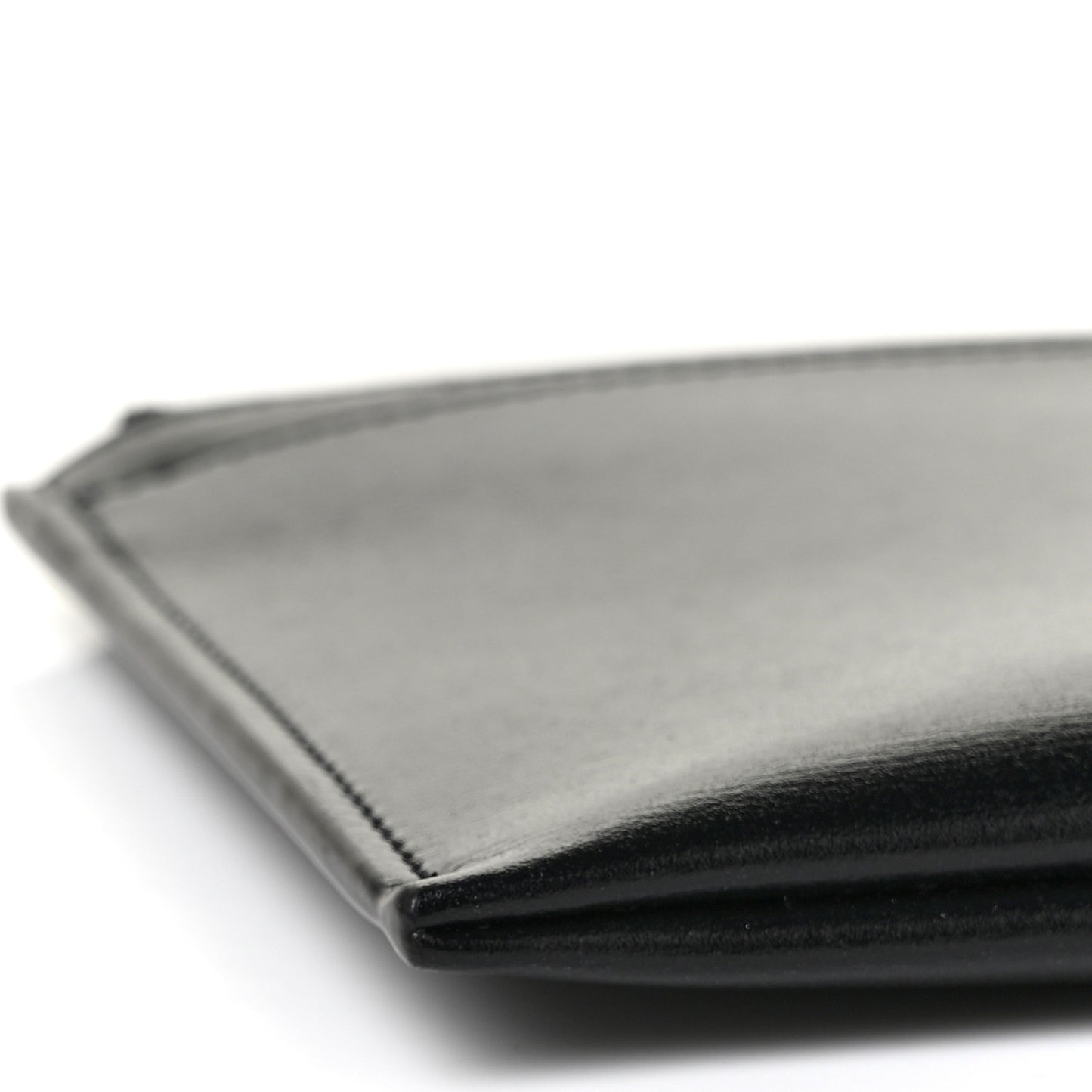 Smooth Calfskin Monogram Bill Pouch Black