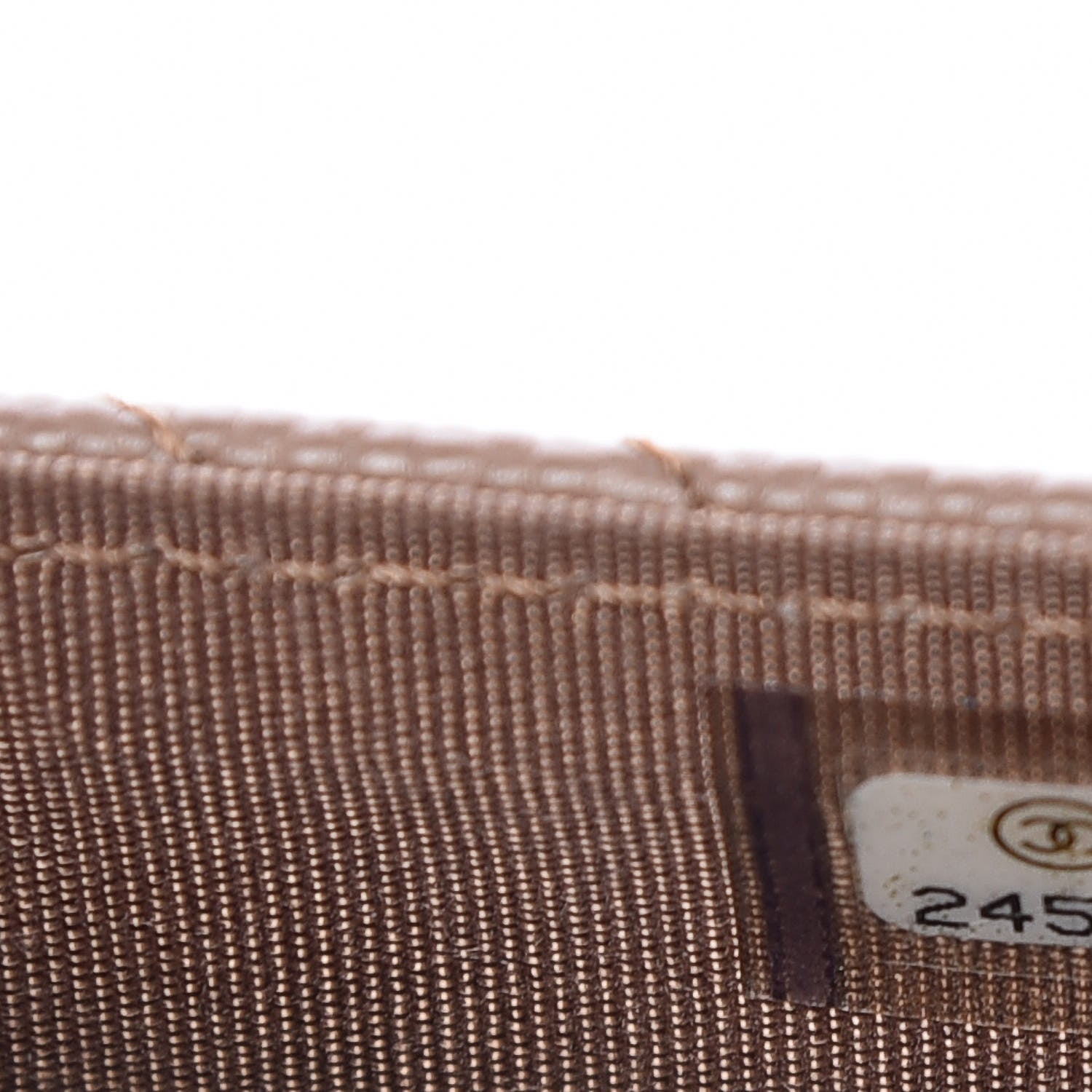 Chanel Caviar Chevron Quilted Boy Card Holder Wallet Dark Beige 8 of 11