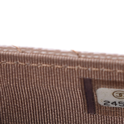 Chanel Caviar Chevron Quilted Boy Card Holder Wallet Dark Beige 8 of 11