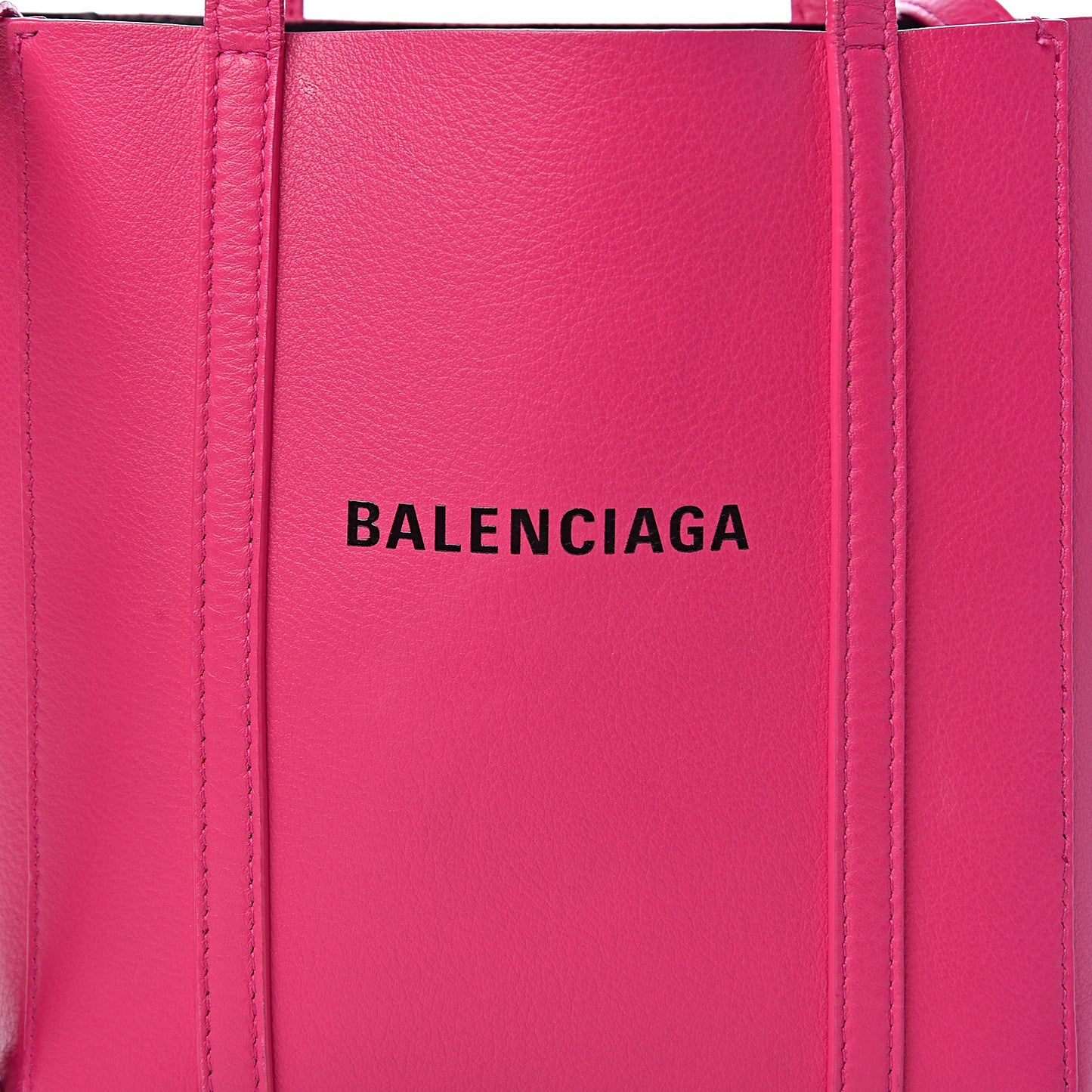 Calfskin XXS Everyday Tote Rose Magenta Black