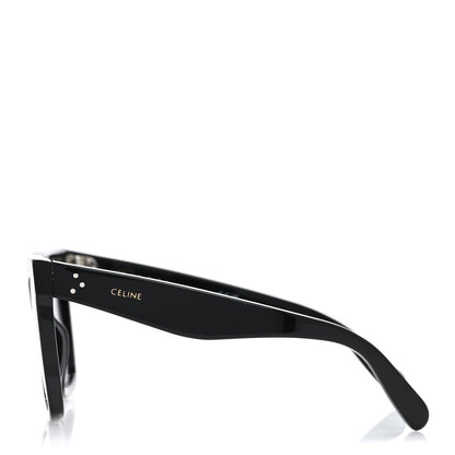 Celine Acetate Polarized Oversized Sunglasses CL4055IN Black 3 of 7