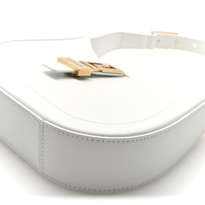 Versace Calfskin Small Greca Goddess Hobo White 9 of 9