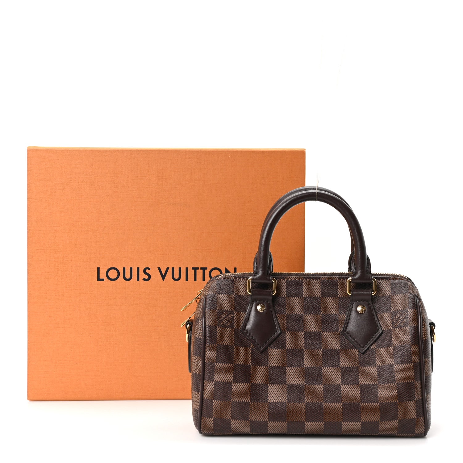 Louis Vuitton Damier Ebene Speedy Bandouliere 20 10 of 10