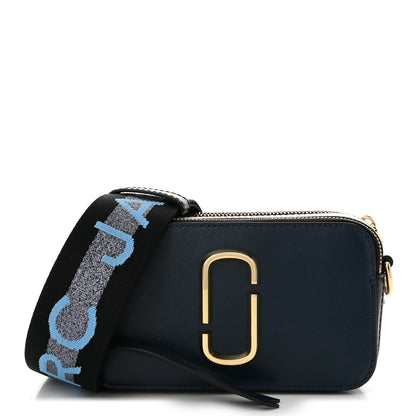 Marc Jacobs Metallic Saffiano Glitter Small Snapshot Camera Bag Blue Sea 1 of 13