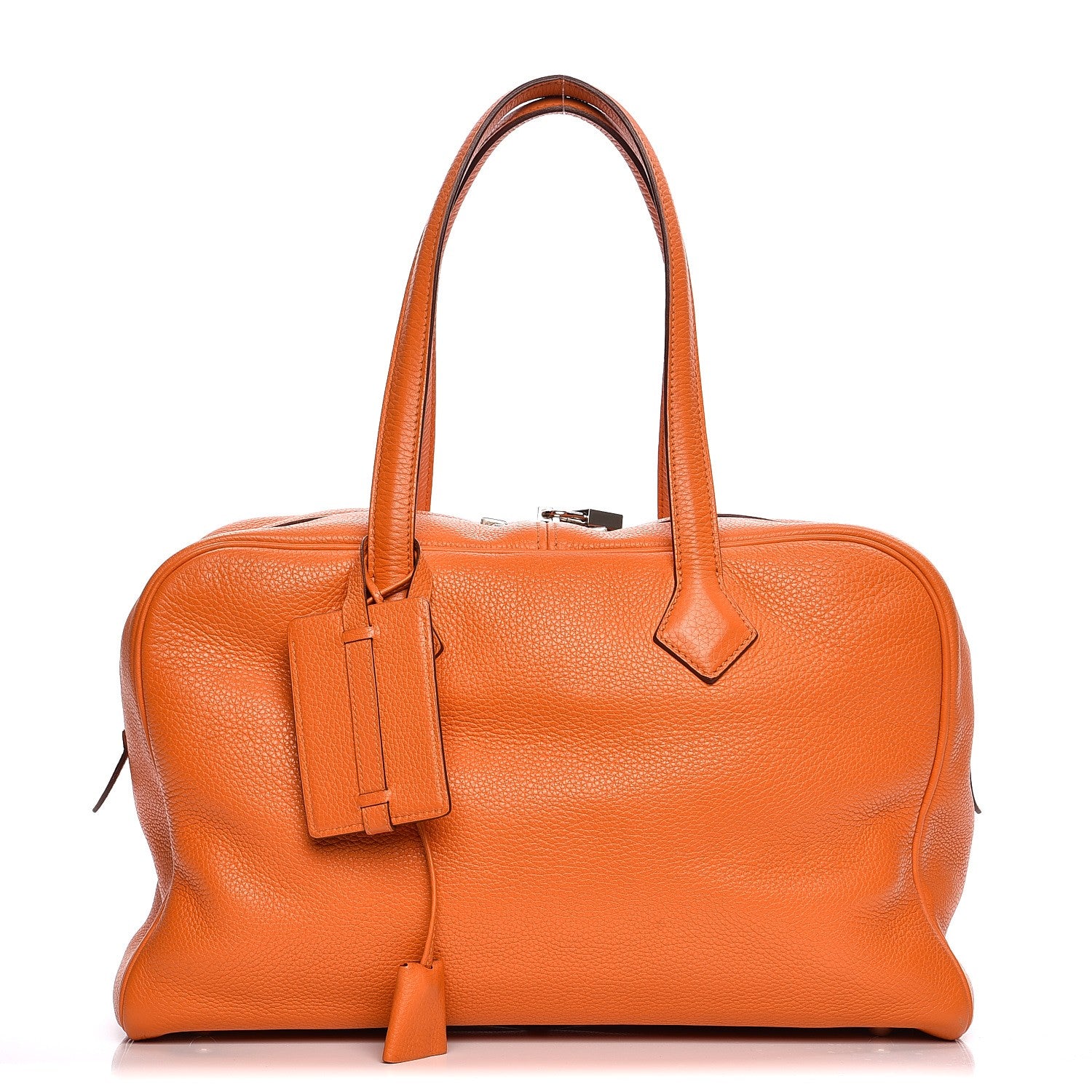 Hermes Taurillon Clemence Victoria II 35 Orange 1 of 10