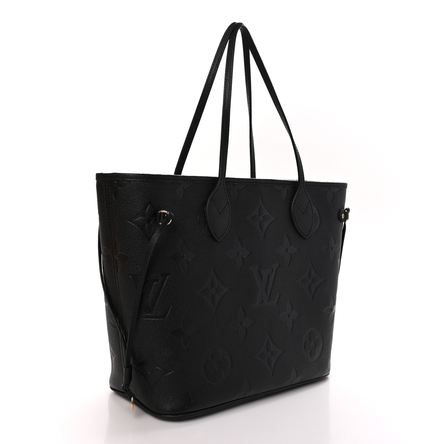 Louis Vuitton Empreinte Monogram Giant Neverfull MM Black 4 of 11