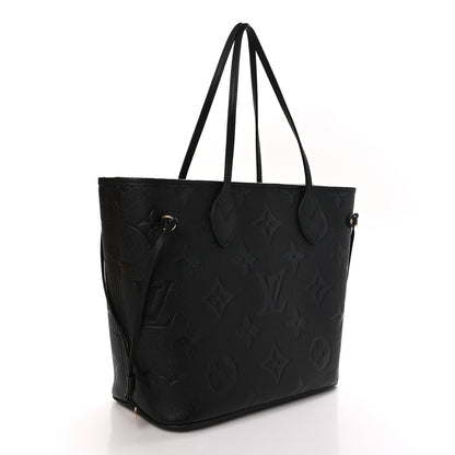 Louis Vuitton Empreinte Monogram Giant Neverfull MM Black 4 of 11