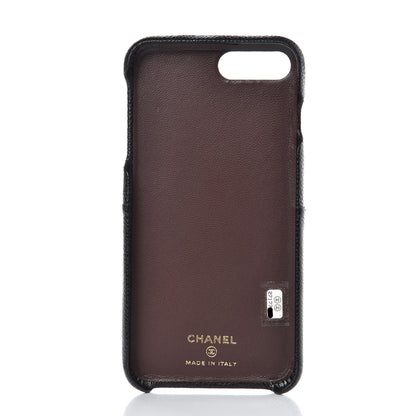 Chanel Caviar Quilted iPhone 8 Plus Coco Tech Case Black 3 of 6