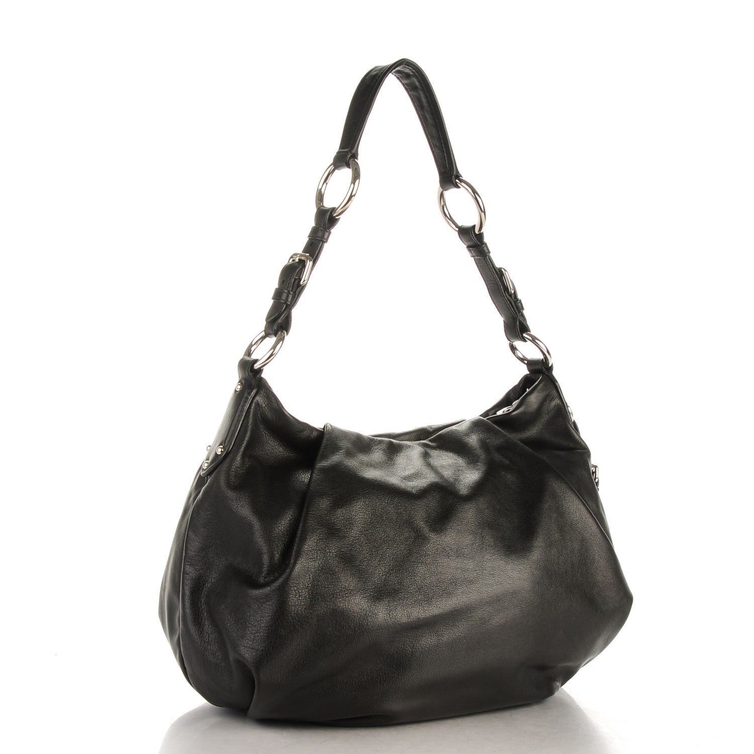 Prada Soft Calf Hobo Nero Black 3 of 8