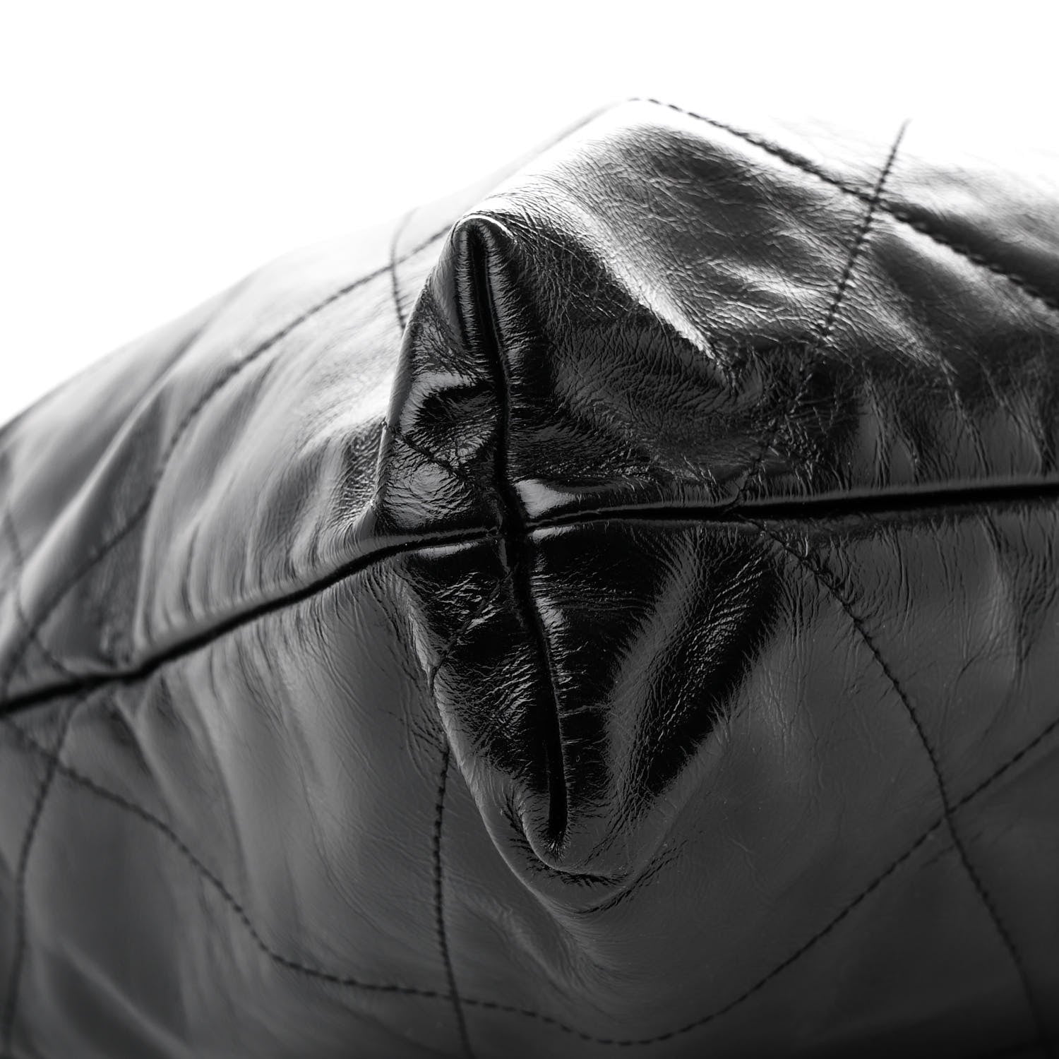 Chanel Glazed Calfskin Quilted Chanel 22 Black 11 of 12