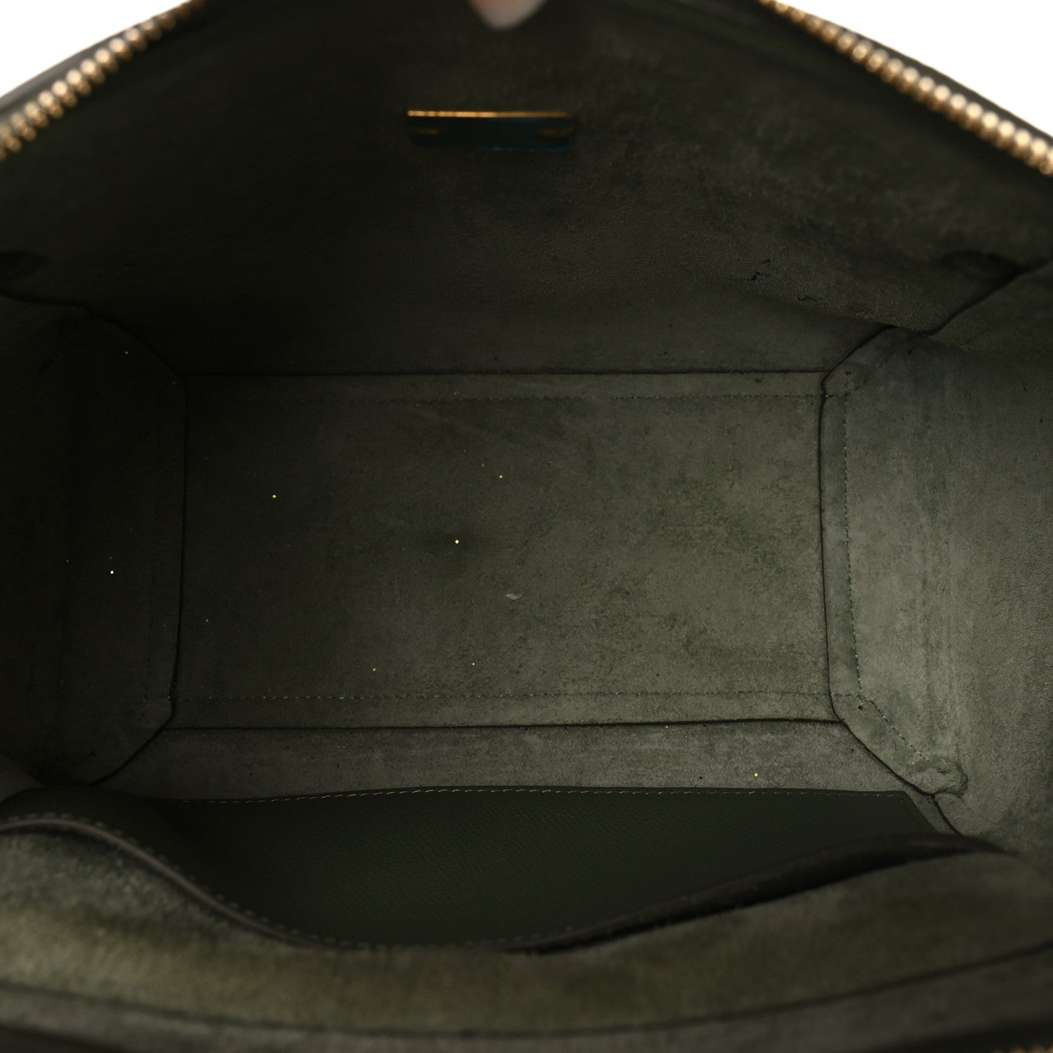 Celine Grained Calfskin Micro Belt Bag Army Green 5 of 10