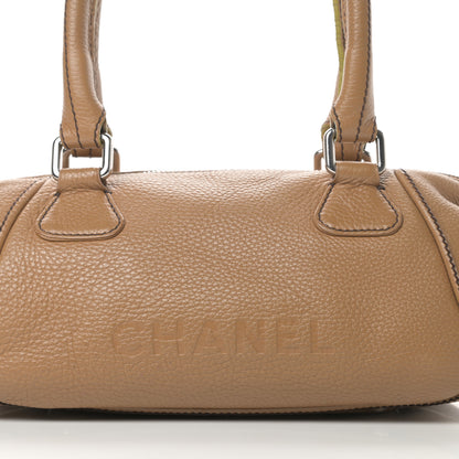 Chanel Calfskin Small Tassel Bowler Light Brown 8 of 20