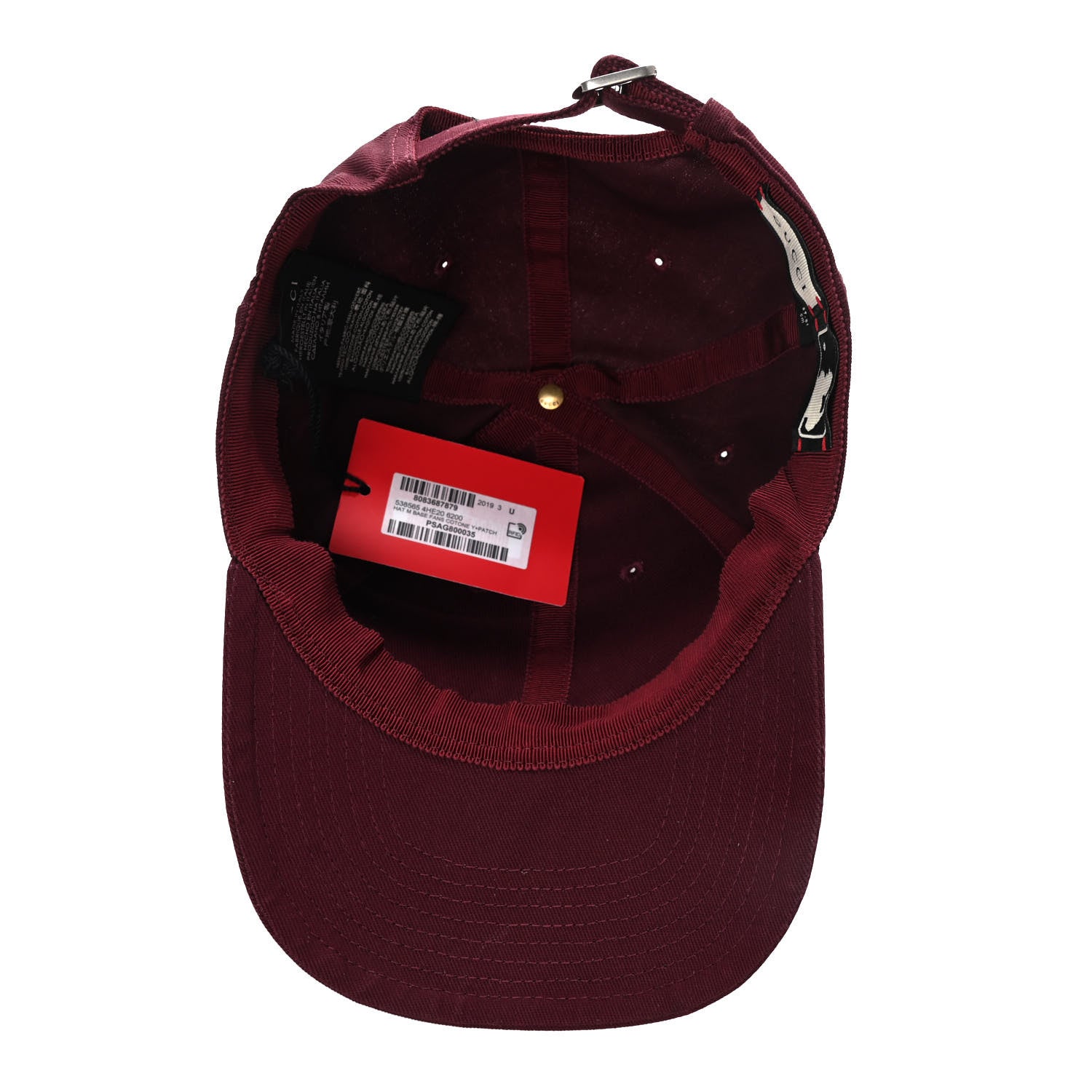 Gucci X MLB Cotton NY Yankees Baseball Hat 57-61 Lacquer 7 of 10