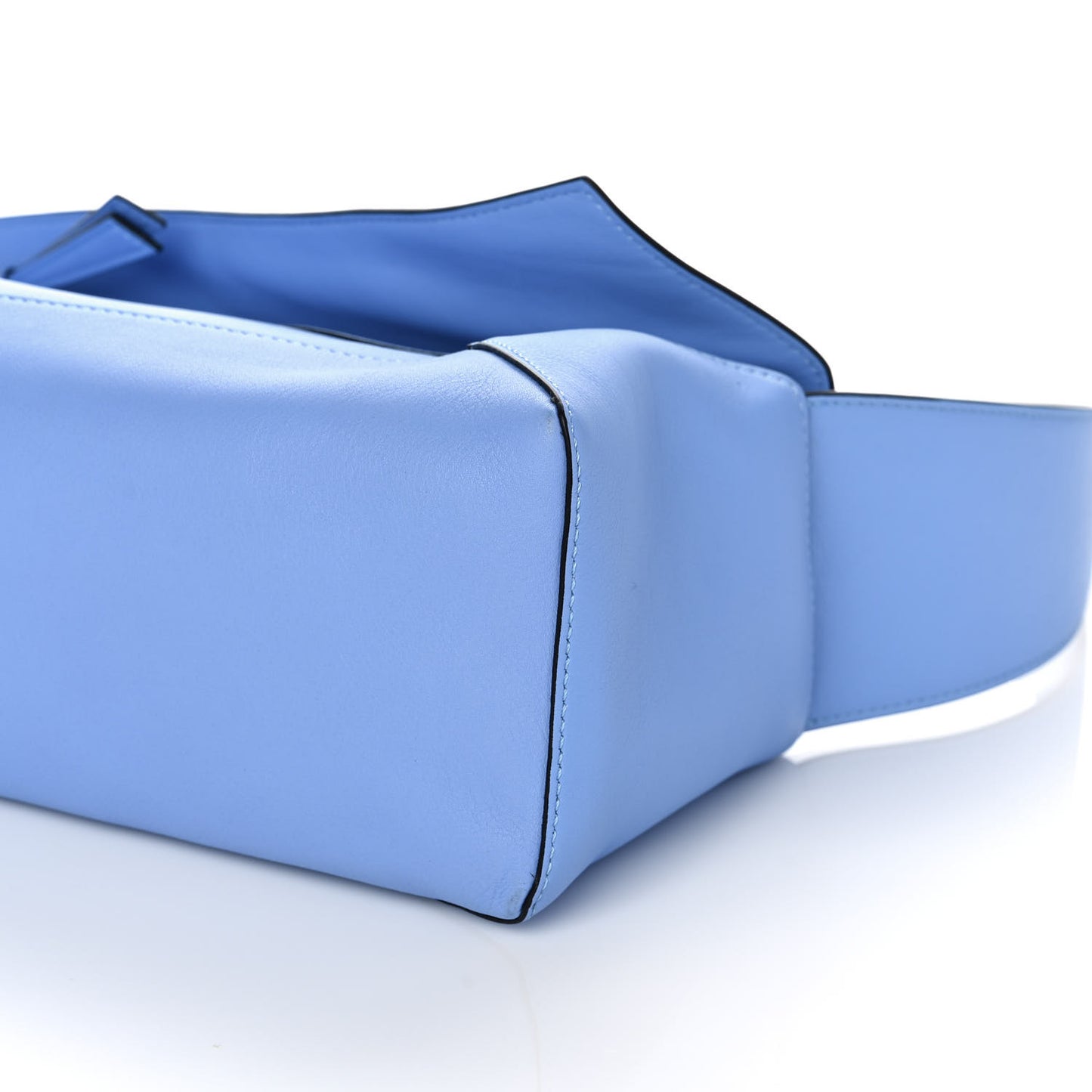 Calfskin Puzzle Hobo Celestine Blue