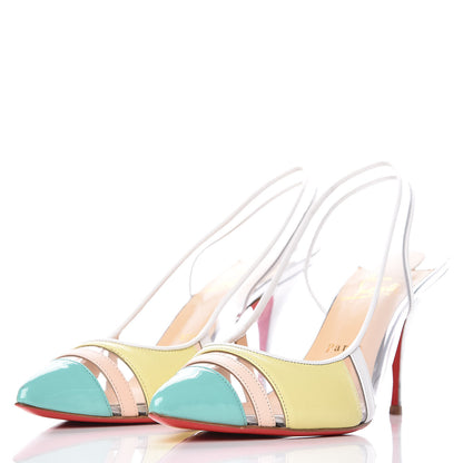 Christian Louboutin Patent PVC Highway 85 Pumps 39 Version Primevere 3 of 11