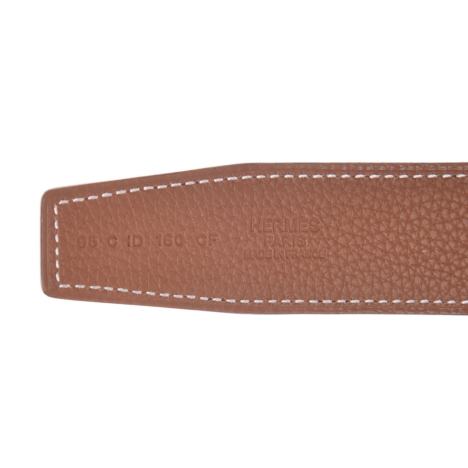 Hermes Box Togo 32mm Pegase H Belt 95 Black Gold 6 of 7
