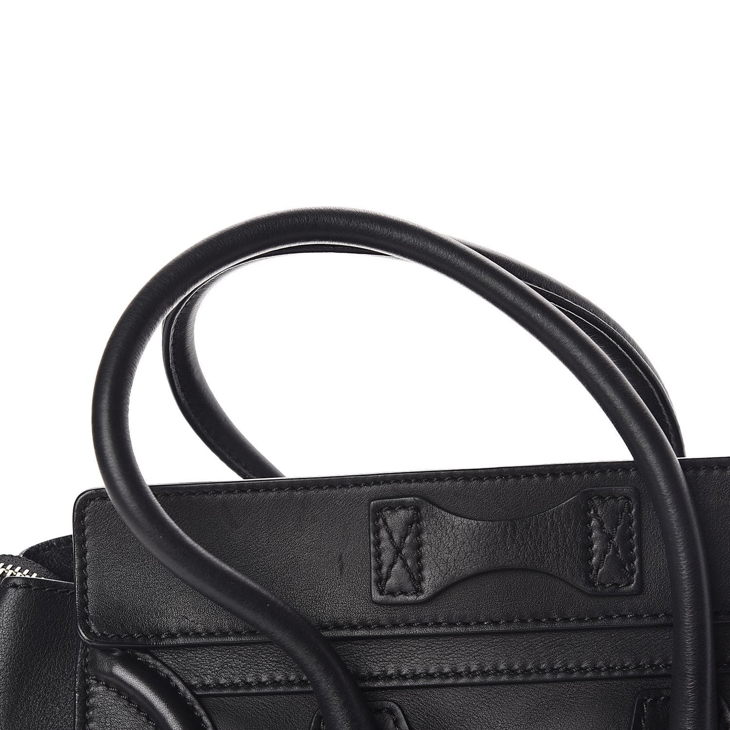 Smooth Calfskin Micro Luggage Black