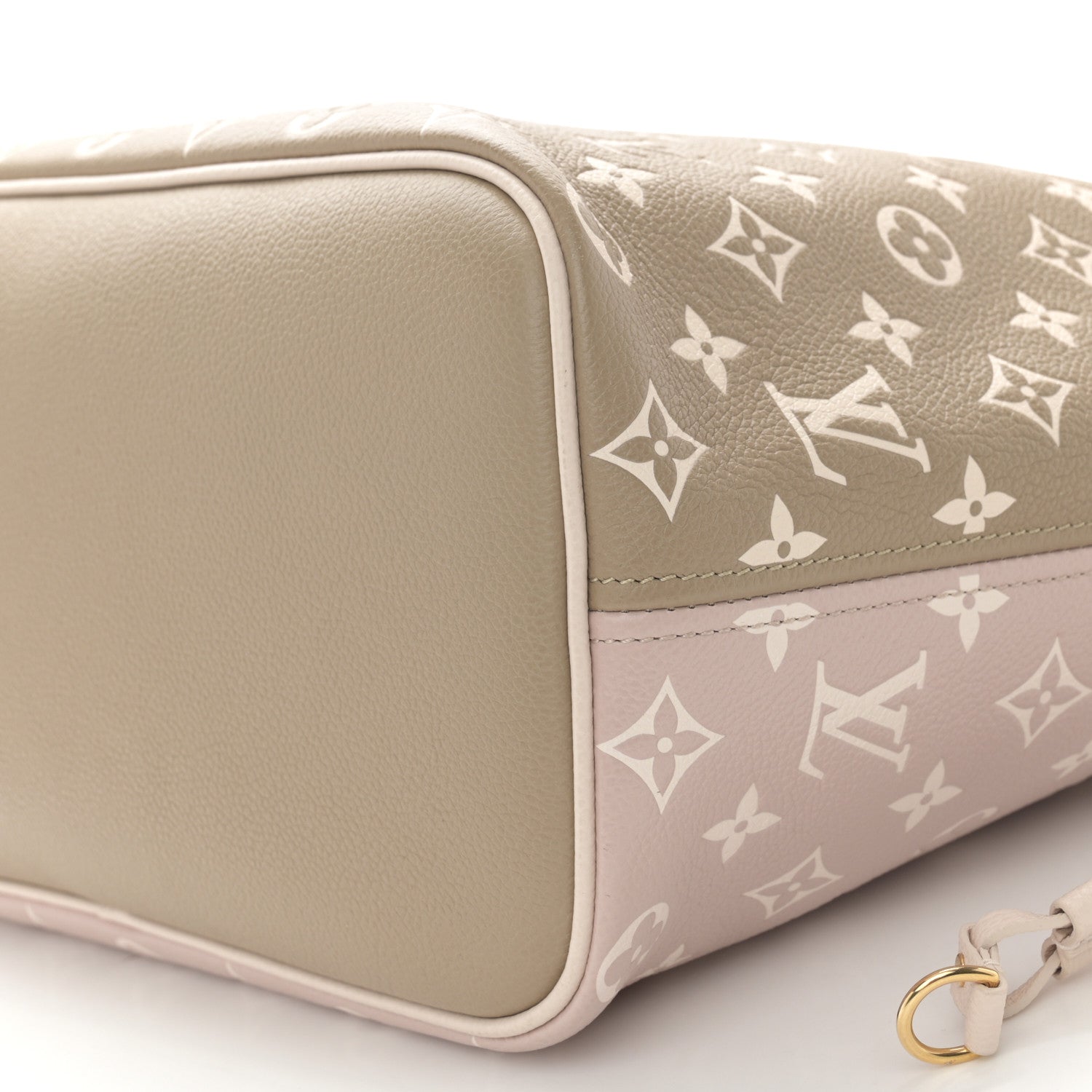 Louis Vuitton Empreinte Monogram Spring In The City Neverfull MM Kaki Beige Cream 9 of 9