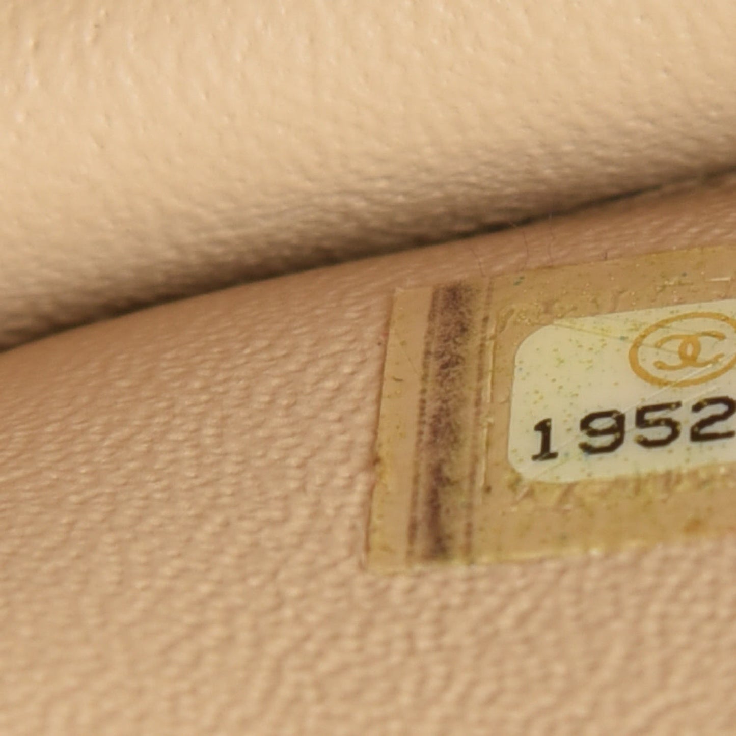 Lambskin Quilted Jumbo Double Flap Light Beige