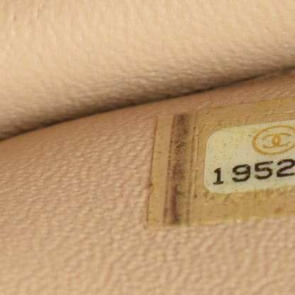 Chanel Lambskin Quilted Jumbo Double Flap Light Beige 9 of 9