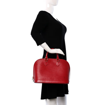 Louis Vuitton Epi Alma PM Castillan Red 2 of 13