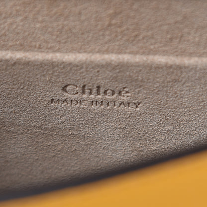 Chloe Calfskin Suede Small Nile Bracelet Bag Dusty Yellow 6 of 9