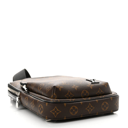 Louis Vuitton Monogram Macassar Avenue Sling Bag 4 of 11