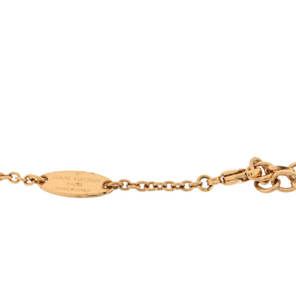 Louis Vuitton Brass Flower Full Bracelet Gold 4 of 5