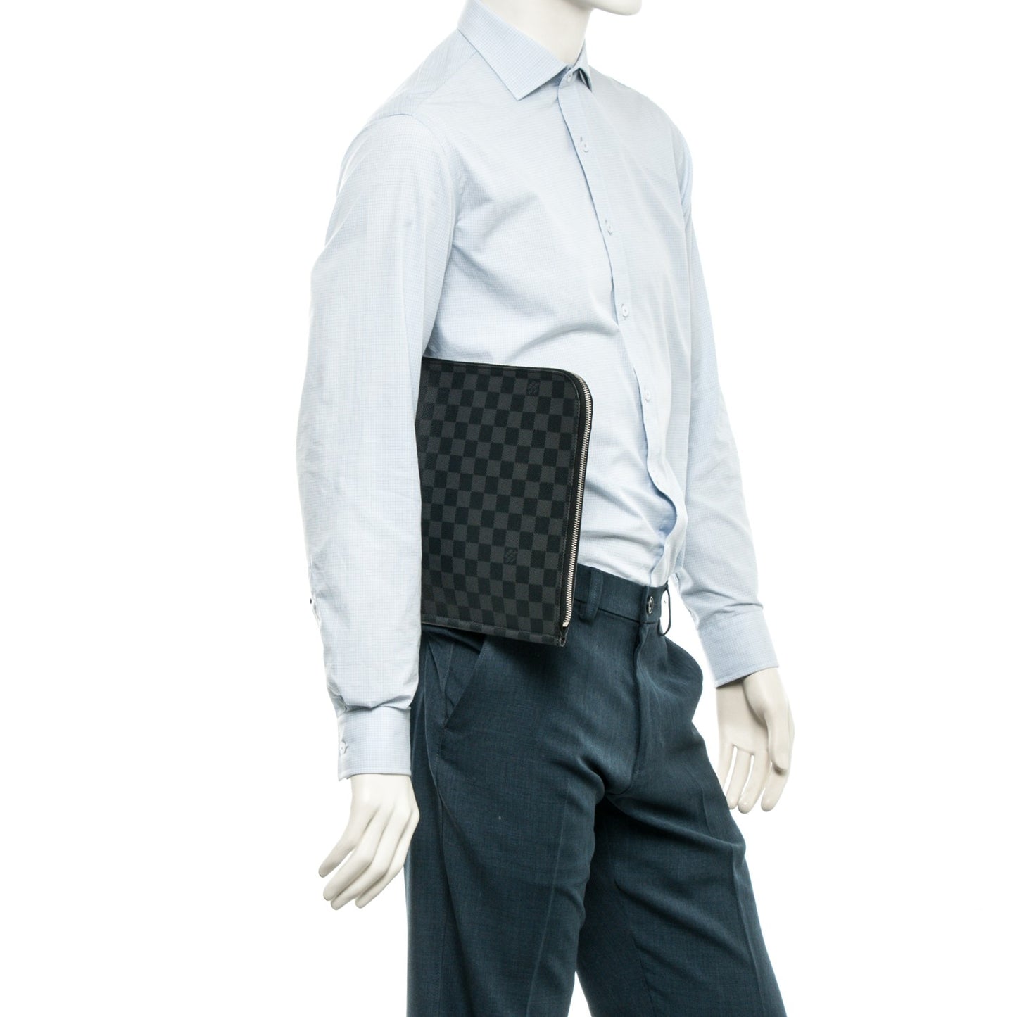 Damier Graphite Poche Documents Holder