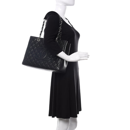 Chanel Caviar Quilted Grand Shopping Tote GST Black 2 of 11