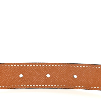 Hermes Epsom Swift 24mm Mors Belt 90 36 Gold Black 5 of 5