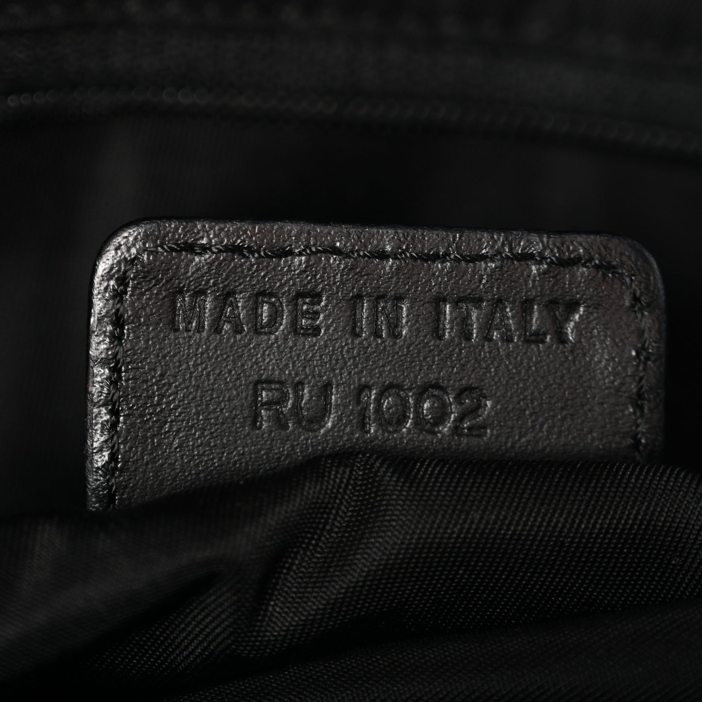 Monogram Saddle Bag Black
